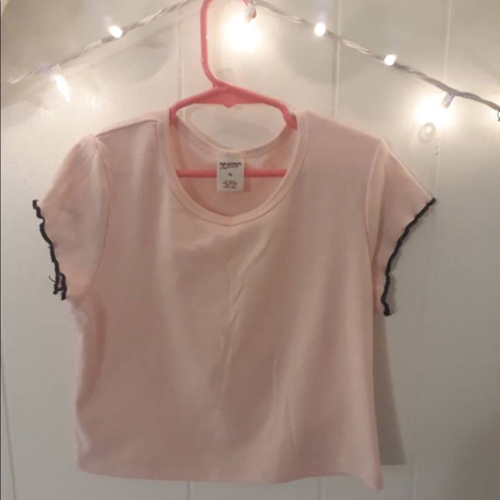 Pink crop top